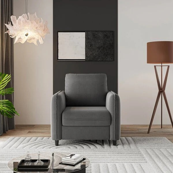 Poltrona Orquídea Reclinável Veludo Dream Touch Estilo Vintage