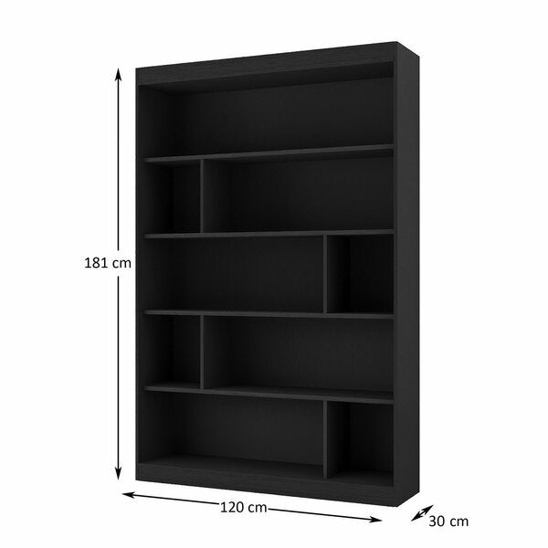 Estante Multiuso MDP Onix TX com 4 Prateleiras Decorativas